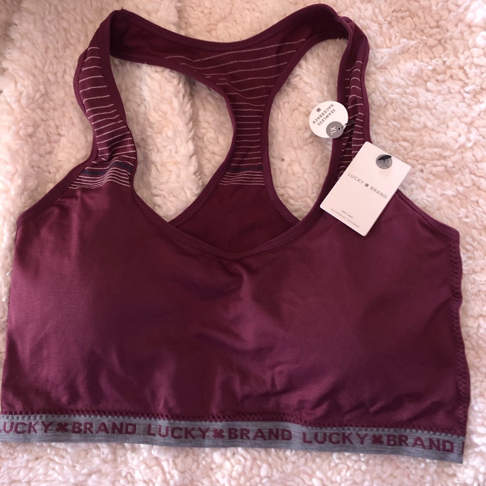 LUCKY BRAND racer back bra.  Brand new
